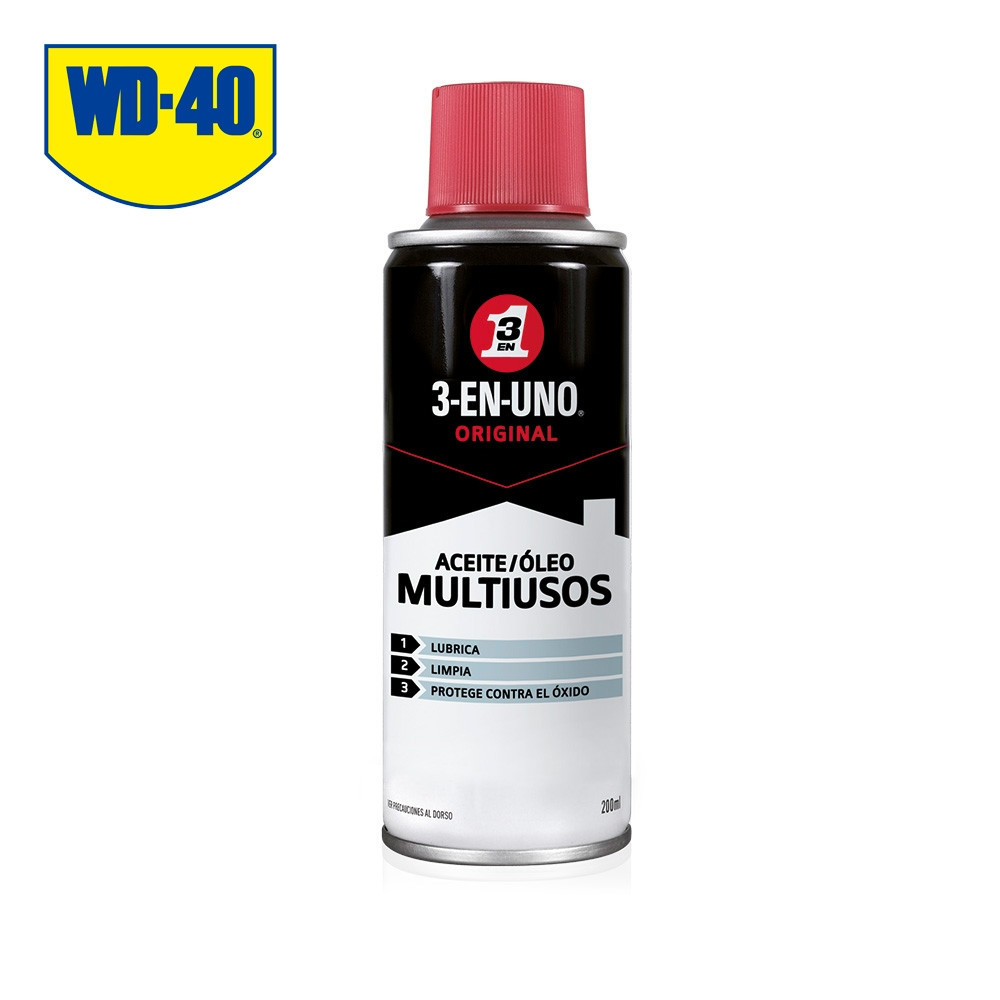 WD40 ACEITE 3 EN 1 MULTIUSOS SPRAY 200ML (34135)