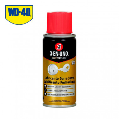 WD40 LUBRICANTE DE CERRADURAS 3 EN 1 100ML (34463)