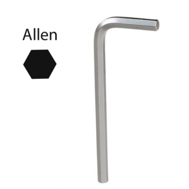 LLAVE ALLEN EXAG. 8,0 mm.