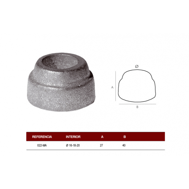 MACOLLA BASE R-16mm.