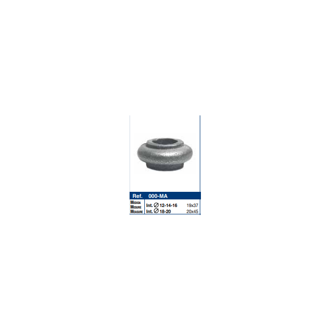 MACOLLA CENTRAL R-18mm.