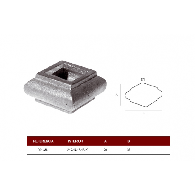 MACOLLA CENTRAL C-16mm.