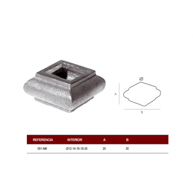 MACOLLA CENTRAL C-16mm.
