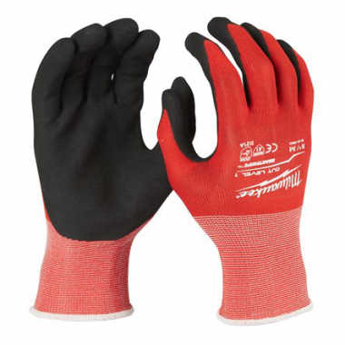 GUANTES ANTICORTE NIVEL 1 TALLA 9 MILWAUKEE