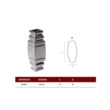 MACOLLA CENTRAL C-16mm.