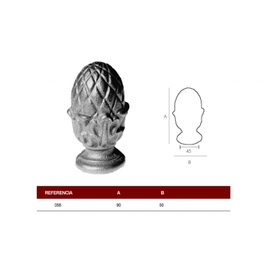 REMATES H.FUNDIDO 50x90mm.