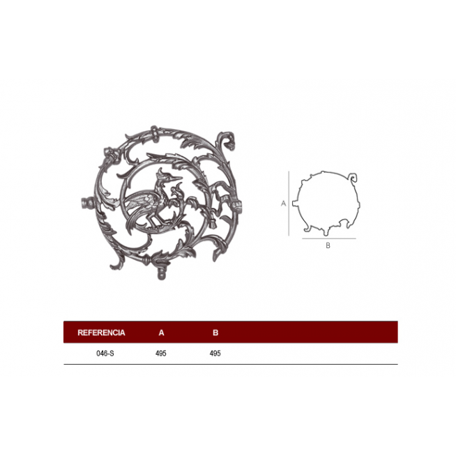 ADORNOS H.FUNDIDO 495x495mm.