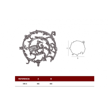 ADORNOS H.FUNDIDO 495x495mm.