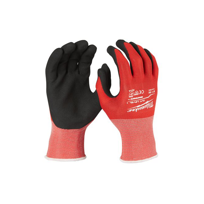 GUANTES ANTICORTE NIVEL 1 TALLA 8 MILWAUKEE