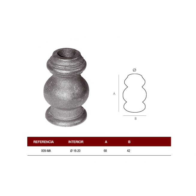 MACOLLA BASE R-20mm.