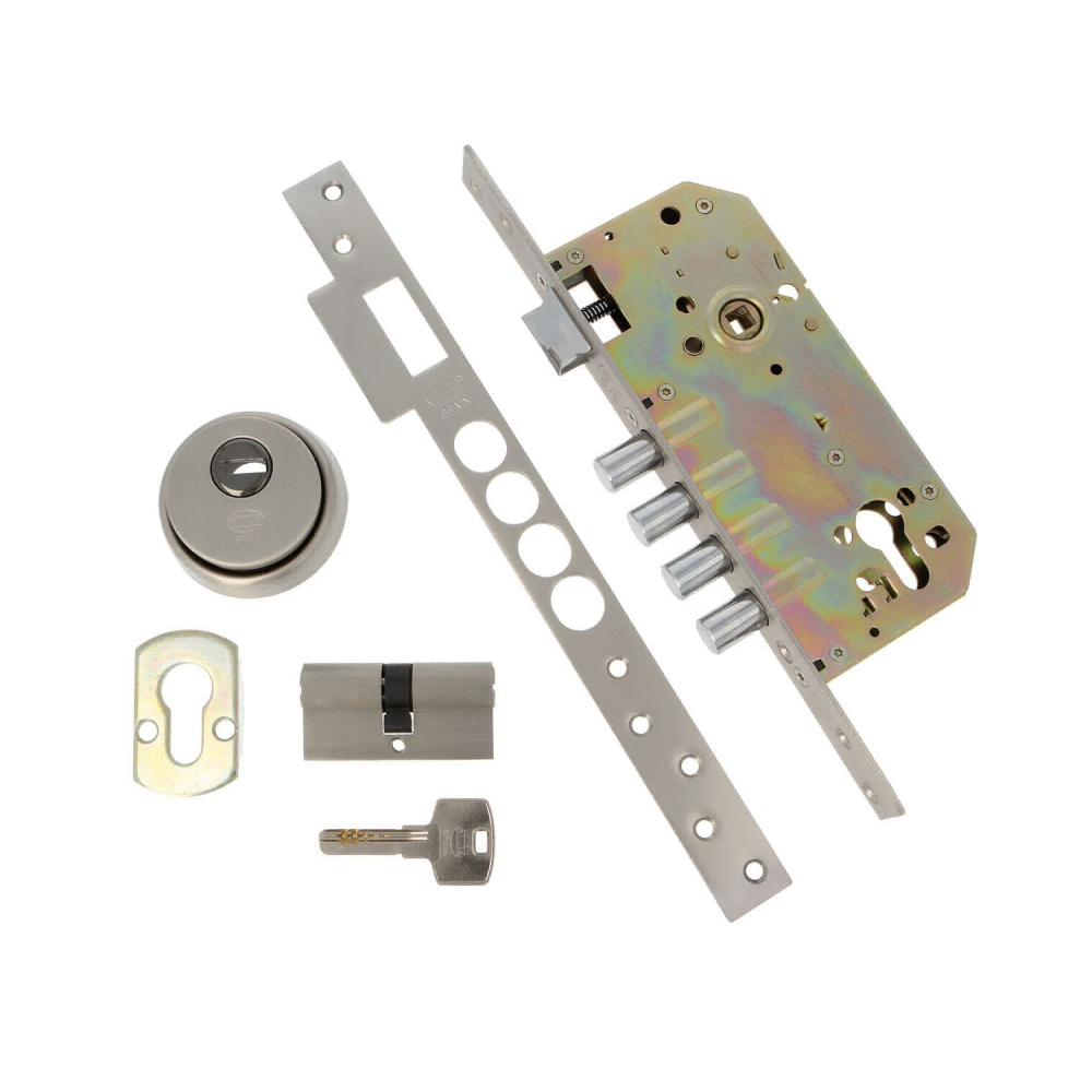 CERR.EMB.LLAVE+PICA 60mm.MOD.100 CROMO AMIG