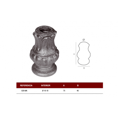 MACOLLA BASE R-18mm.