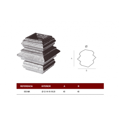 MACOLLA CENTRAL C-14mm.