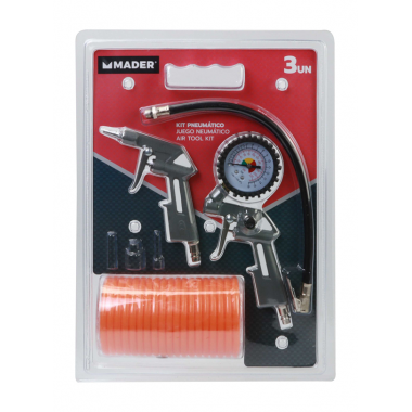 PISTOLA SOPLADO + MANOMETRO