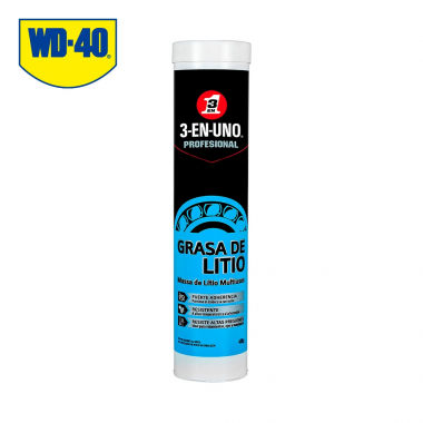 WD40 TUBO DE GRASA DE LITIO MULTIUSOS 3 EN 1 400GR (34223)