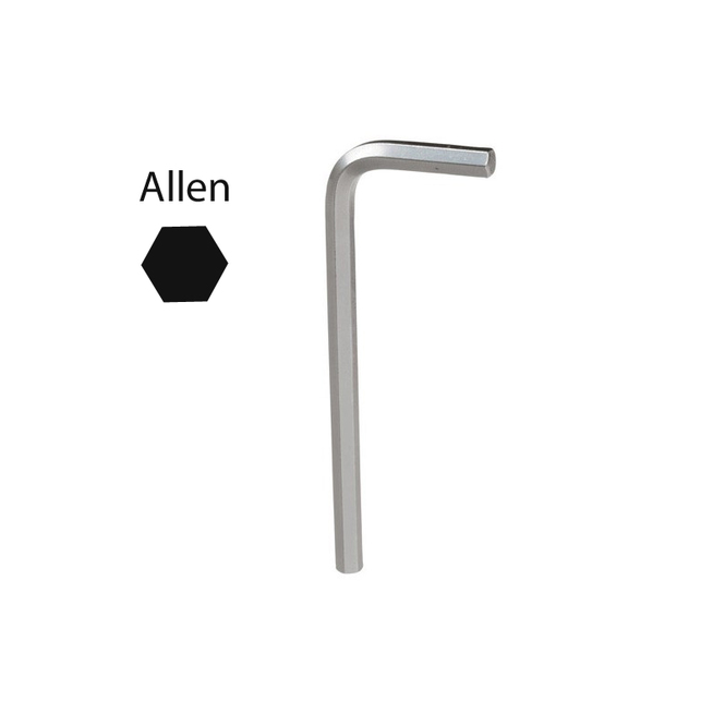LLAVE ALLEN EXAG. 3,0 mm.