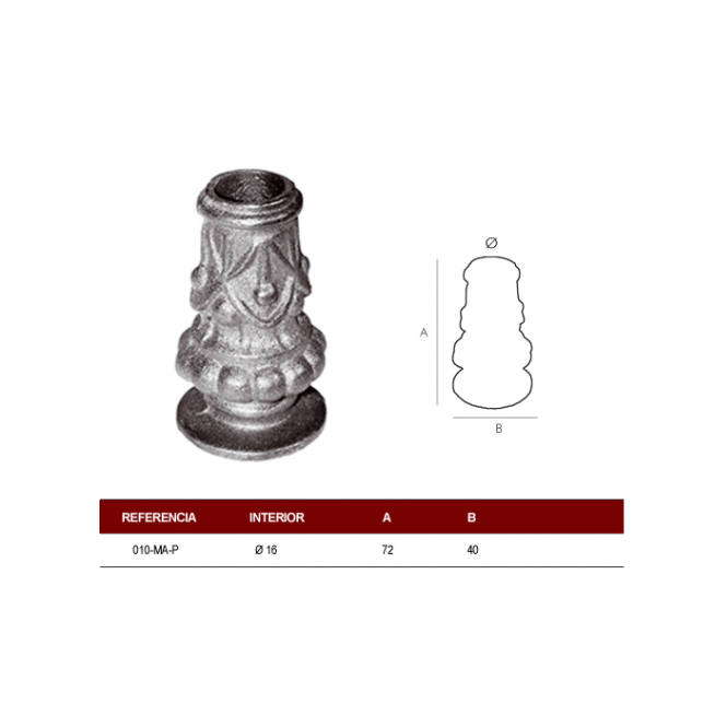 MACOLLA BASE R-16mm.PEQUEÑA