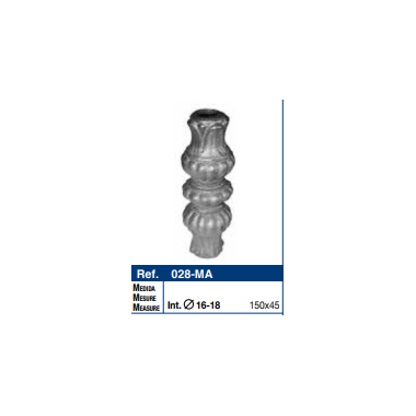 MACOLLA CENTRAL R-16mm.