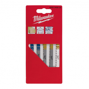JUEGO 5 SEGUETAS METAL Y MADERA MILWAUKEE